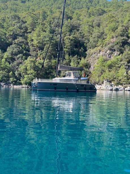 Gocek Catamaran 3 cabin 6 berths 6 guests 13.94 m Listing Number: #9926