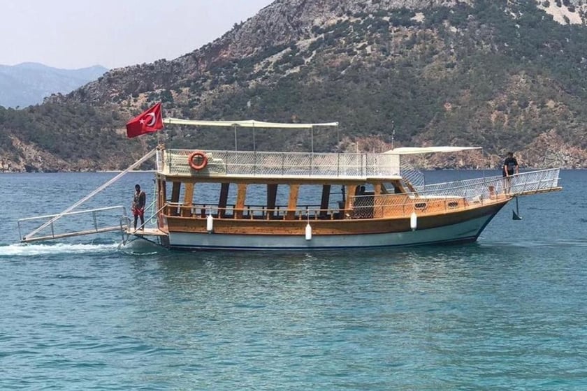 Adrasan Gulet   35 guests 14 m Listing Number: #9927