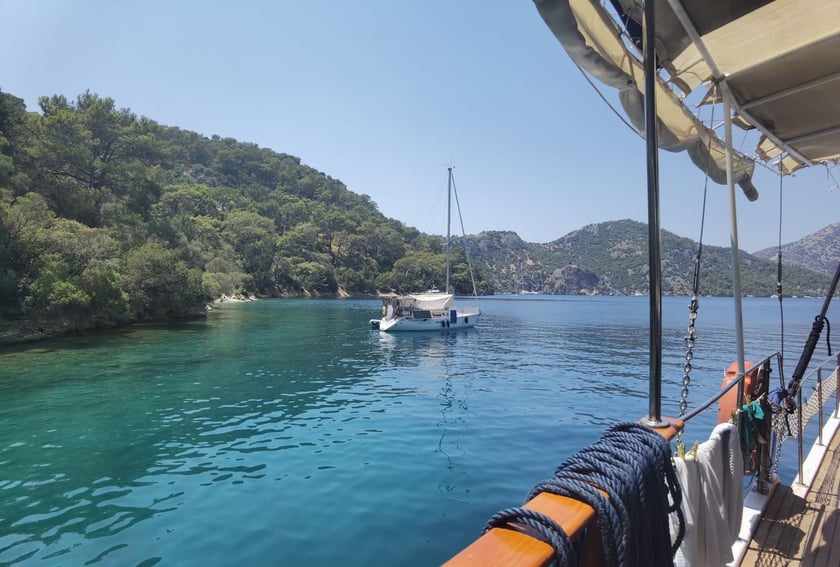 Fethiye Gulet 4 cabin 8 berths 8 guests 18.5 m Listing Number: #9945 2