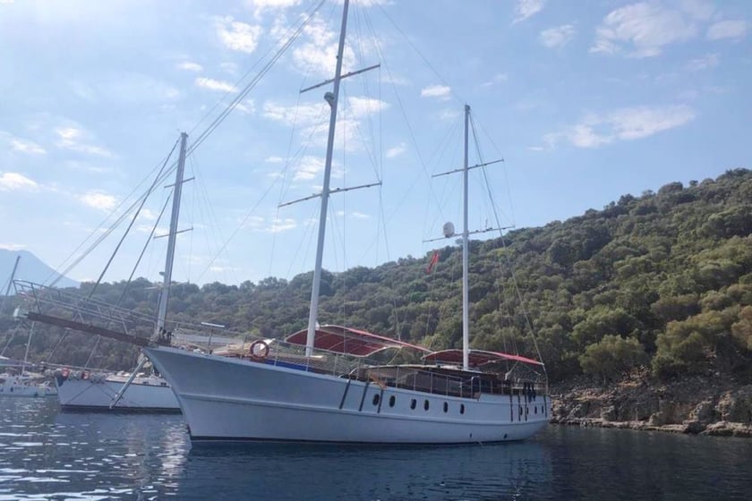 Gocek Gulet 6 cabin 12 berths 12 guests 27 m Listing Number: #9969 2