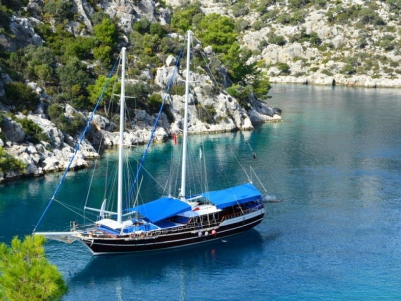 Fethiye Gulet 8 cabin 16 berths 16 guests 26 m Listing Number: #9996