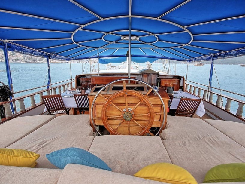 Fethiye Gulet 8 cabin 16 berths 16 guests 26 m Listing Number: #9996 5