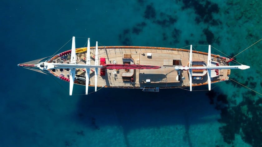 Marmaris Gulet 5 cabin 10 berths 10 guests 35 m Listing Number: #10072 4