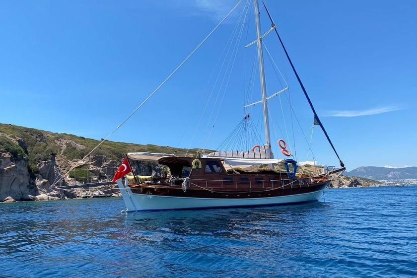 Bodrum Gulet 3 kabin Konaklama 6 kişi Seyir 6 kişi 15 m İlan No: #10146 2