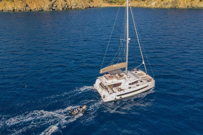 Fethiye Catamaran 4 cabin 8 berths 8 guests 14.28 m Listing Number: #10159 3