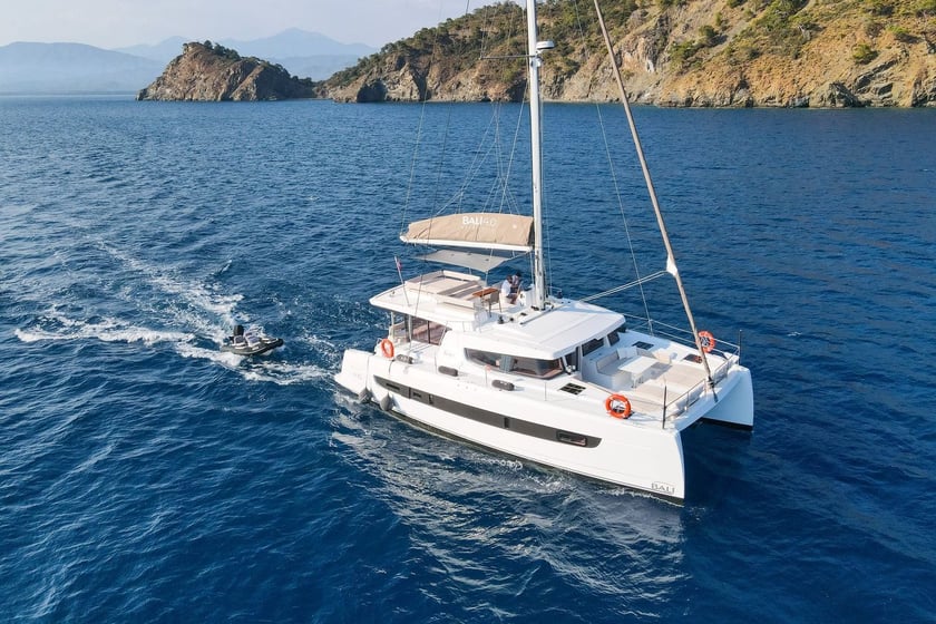 Fethiye Catamaran 4 cabin 8 berths 8 guests 14.28 m Listing Number: #10159