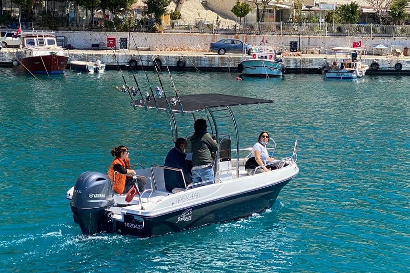 Kalkan Bateau à moteur   Invités 6  6 m Numéro de l'annonce: #10262 4