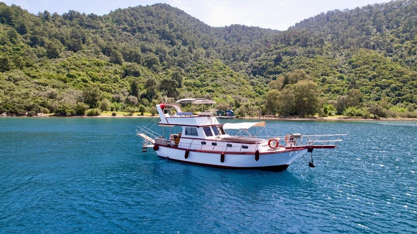 Marmaris Yacht a motore cabina 2  cuccette 6  6  ospiti 12 m Numero dell'inserzione: #10356 2