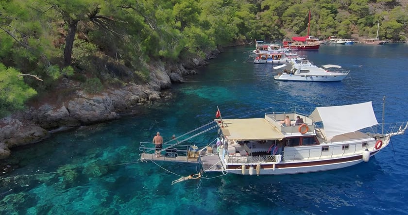 Fethiye Motorjacht   6  gasten 12 m Lijstnummer: #10373 2