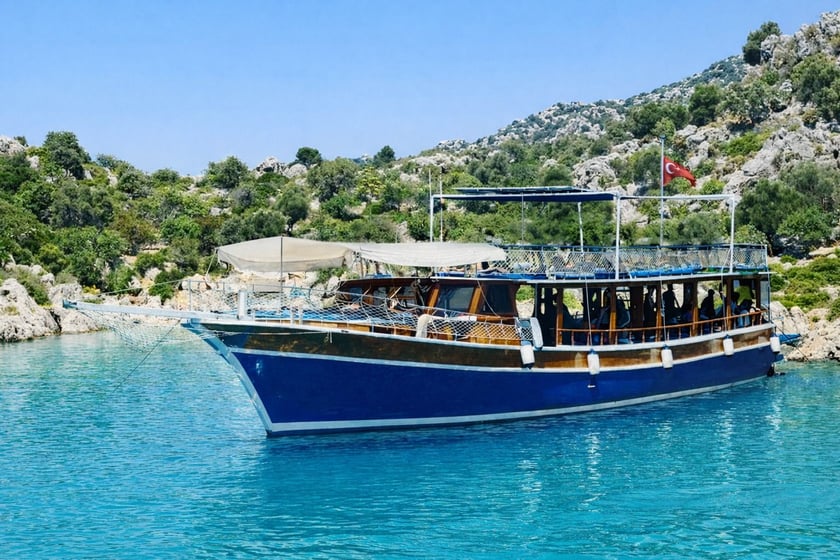 Antalya Gulet   90 guests 24 m Listing Number: #10395 2