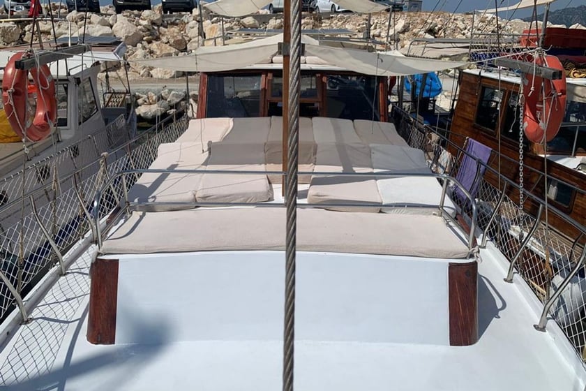 Demre Gulet 3 cabin 6 berths 6 guests 16 m Listing Number: #10404 2