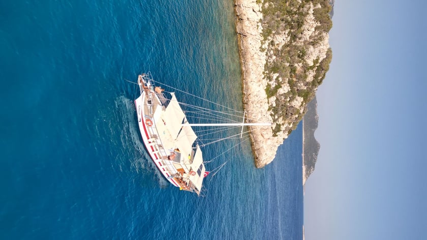 Kas Gulet Cabine 1   12  gasten 12.5 m Lijstnummer: #10467 4