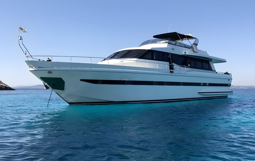 Portisco Motor Yacht 3 cabin 6 berths 6 guests 23 m Listing Number: #11074