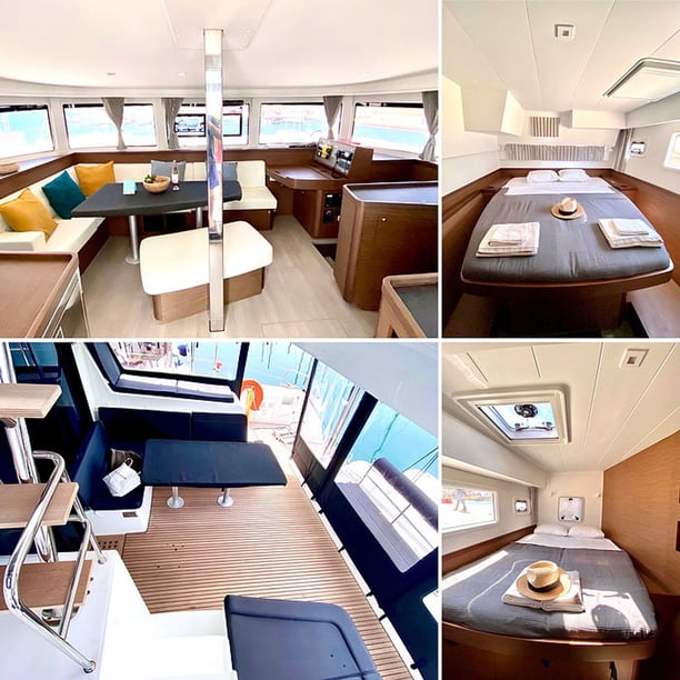 Mykonos Catamaran 5 cabin 10 berths 10 guests 12.8 m Listing Number: #11261 3