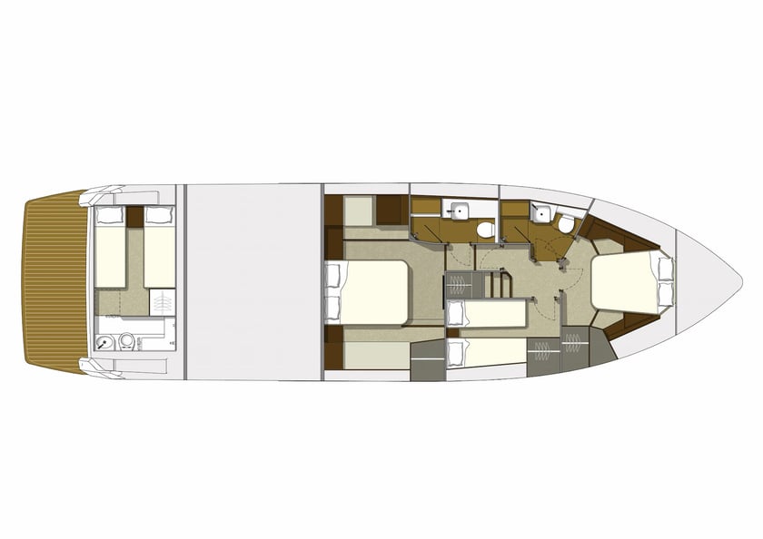 Rogoznica Motor Yacht 3 cabin 6 berths 6 guests 16.72 m Listing Number: #11280 2