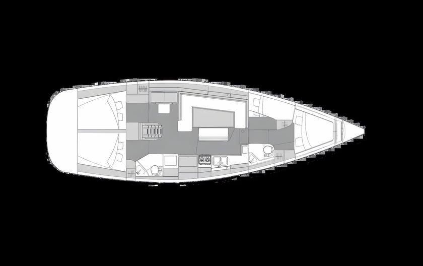 Trogir Segelboot 4 Kabine 10 Liegeplätze 10 Gäste 13.71 m Nummer des Inserats: #11304 2