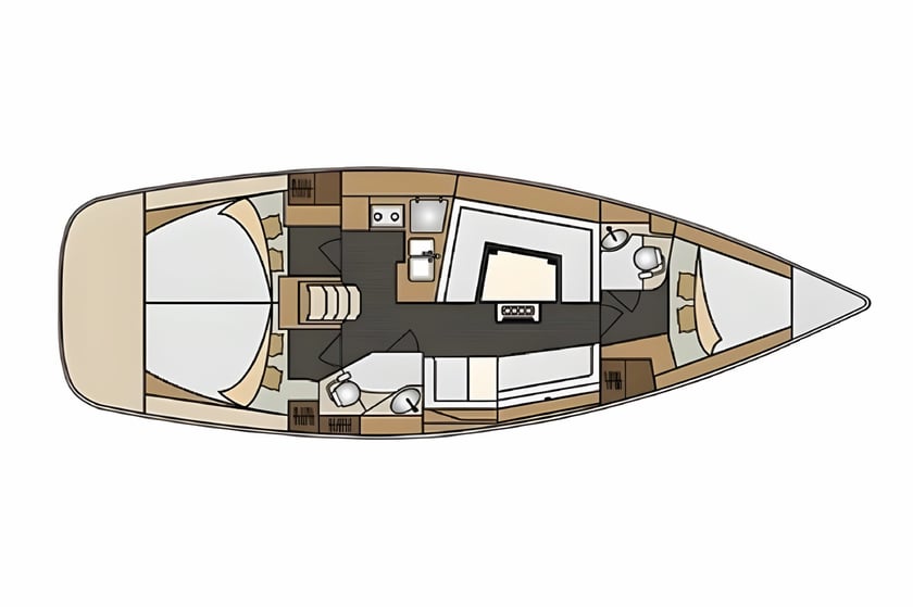 Trogir Barca a vela cabina 3  cuccette 8  8  ospiti 11.9 m Numero dell'inserzione: #11363 2