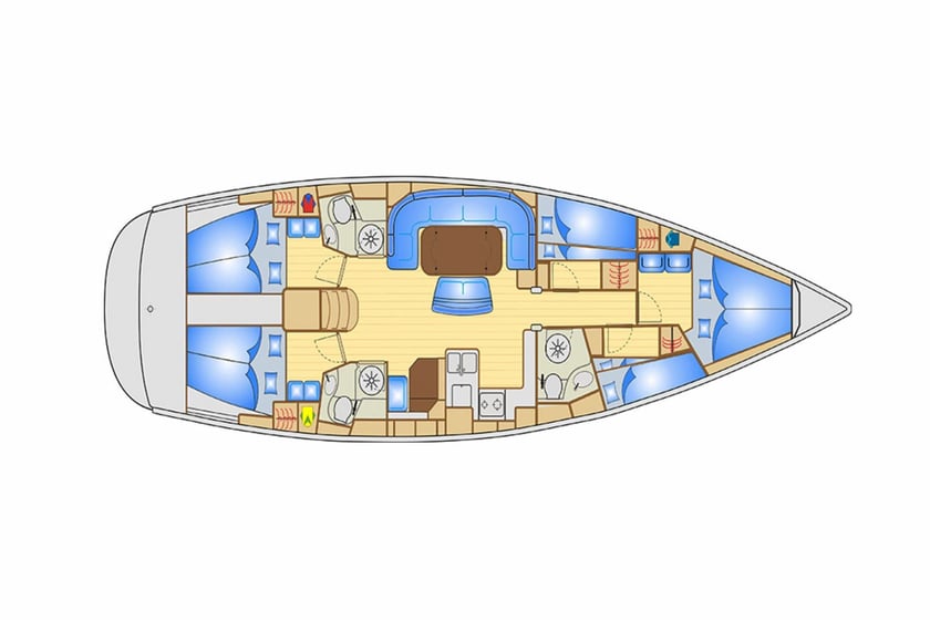 Roma Barca a vela cabina 4  cuccette 10  10  ospiti 15.4 m Numero dell'inserzione: #11441 2