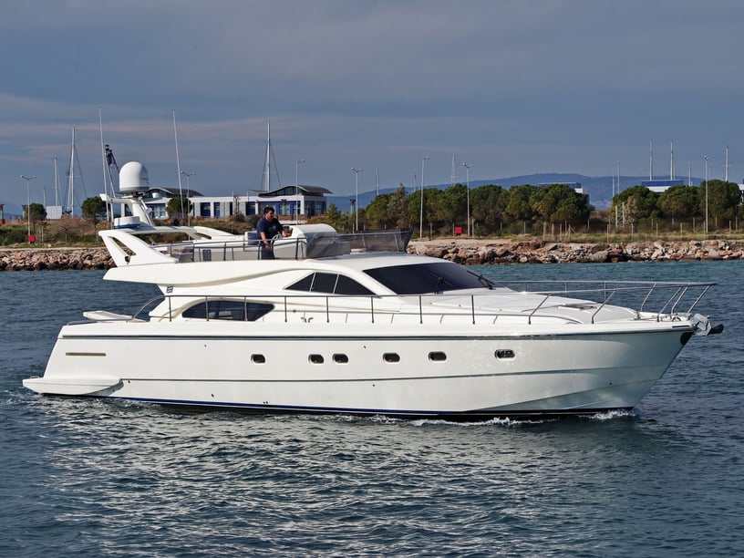 Glyfada - Athens Motor Yacht 3 cabin 6 berths 6 guests 17.75 m Listing Number: #11509