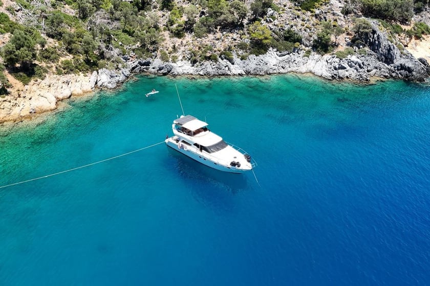 Gocek Yate a motor Cabina 3  6  literas 6  invitados 60 ft Número de anuncio: #11553