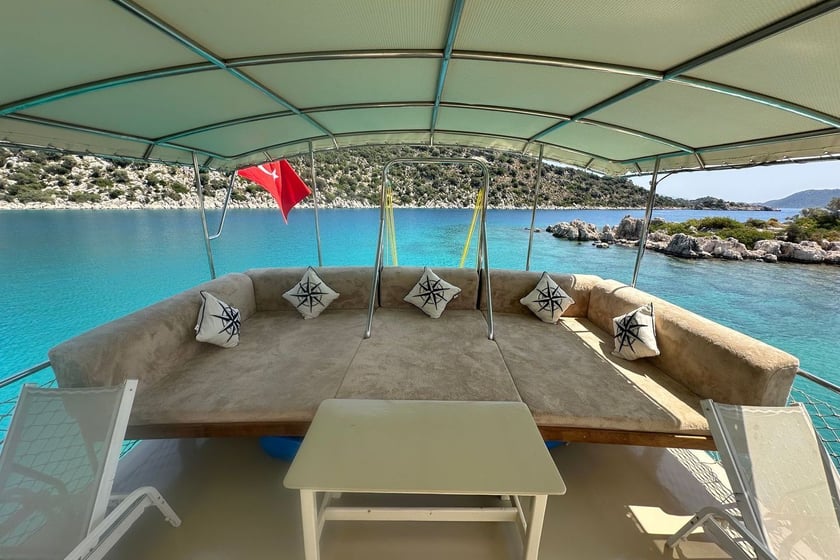 Kekova Gulet   Invités 12  14 m Numéro de l'annonce: #11556 5