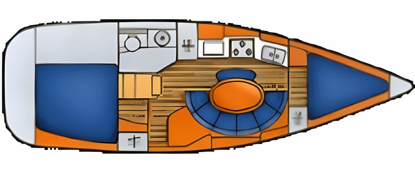 St. Vincent Zeilboot Cabine 2  4  slaapplaatsen 4  gasten 10 m Lijstnummer: #11665 2