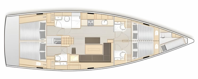 Lavrion Barca a vela cabina 5  cuccette 10  10  ospiti 15.55 m Numero dell'inserzione: #11792 2