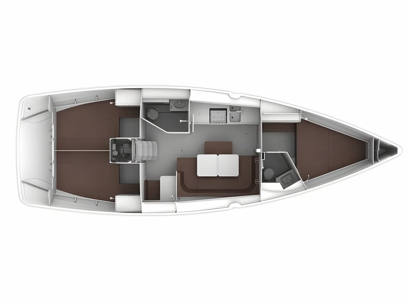 Sukošan Segelboot 3 Kabine 7 Liegeplätze 7 Gäste 12.35 m Nummer des Inserats: #11874 2