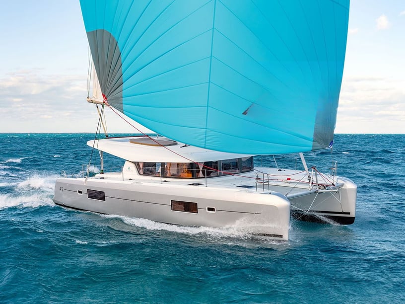 Rhodes Catamaran 6 cabin 12 berths 12 guests 12.94 m Listing Number: #1193