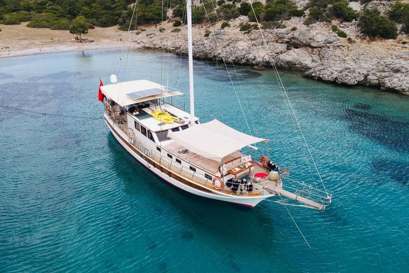 Bodrum Caicco cabina 3  cuccette 7  7  ospiti 18 m Numero dell'inserzione: #12149