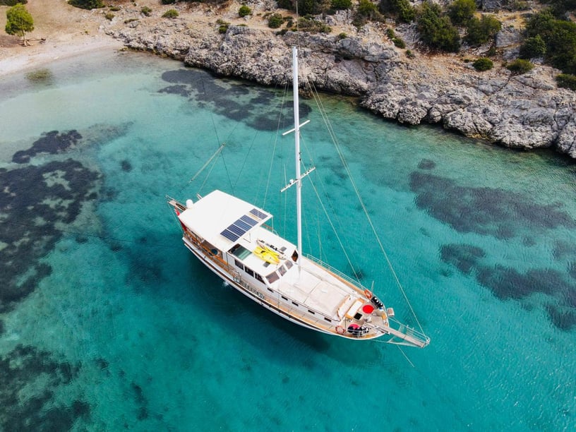 Bodrum Gulet 3 kabin Konaklama 6 kişi Seyir 6 kişi 18 m İlan No: #12149 2