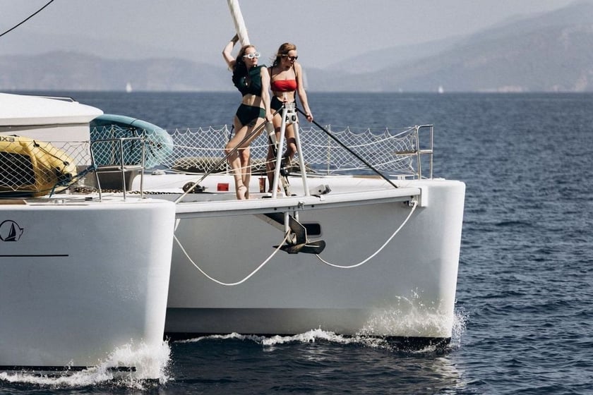 Gocek Catamaran 4 cabin 10 berths 10 guests 45 ft Listing Number: #12192 3