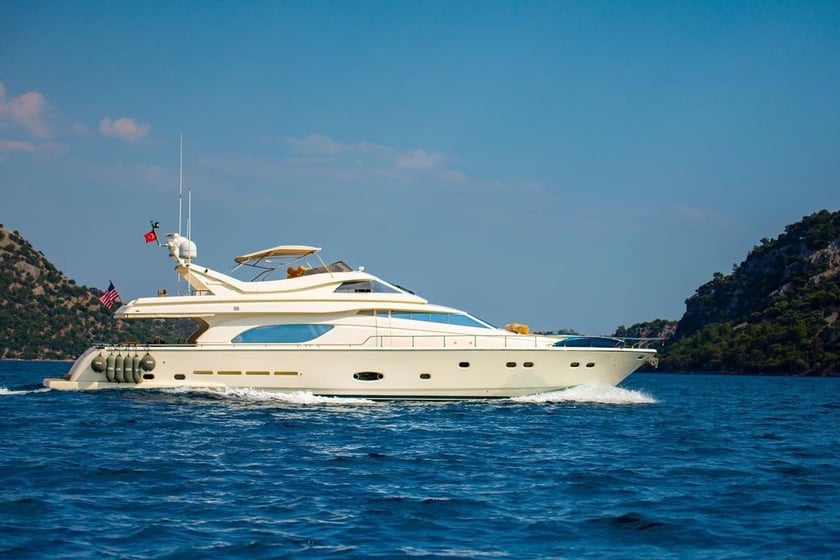 Kekova Yacht à moteur Cabine 3  Couchettes 6  Invités 6  25 m Numéro de l'annonce: #12277 4