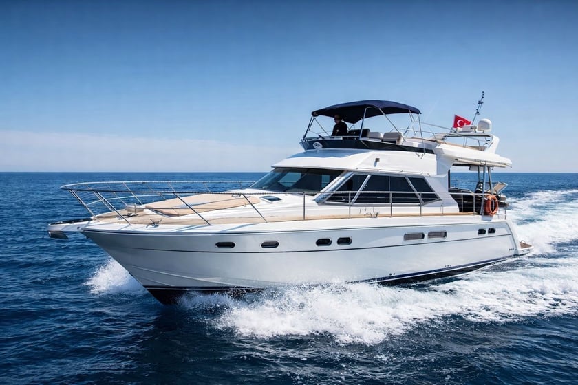 Kemer Yate a motor   12  invitados 17 m Número de anuncio: #12285