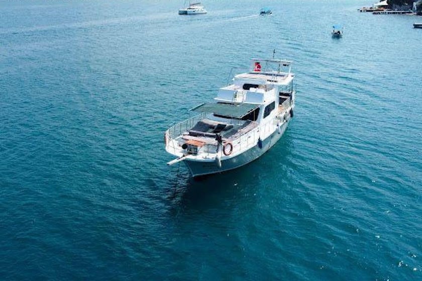 Fethiye Gulet 3 cabin 6 berths 6 guests 13 m Listing Number: #12342