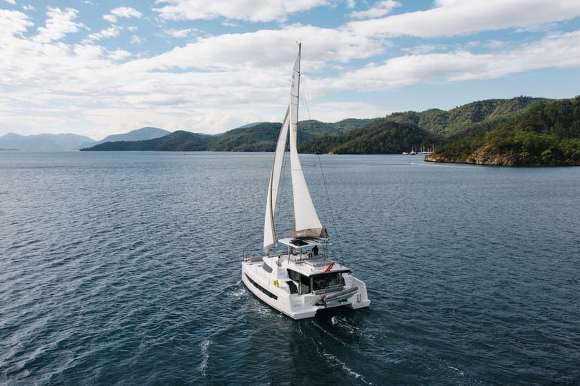 Gocek Catamaran 3 cabin 6 berths 6 guests 14.86 m Listing Number: #12346 3