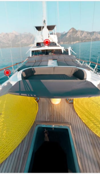 Gocek Gulet 6 cabin 12 berths 12 guests 24 m Listing Number: #12374 5