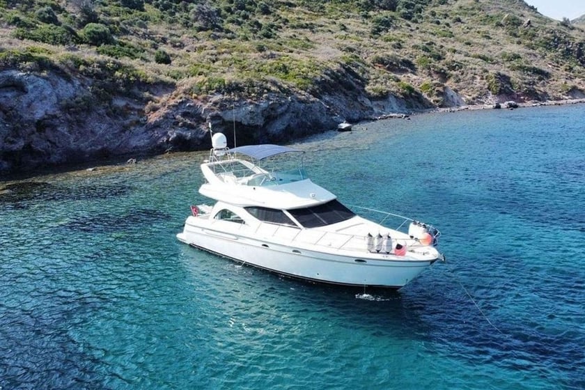 Bodrum Yate a motor Cabina 2  4  literas 8  invitados 17 m Número de anuncio: #12436