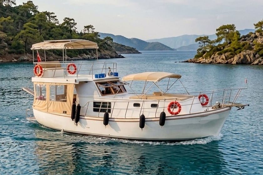 Gocek Gulet Cabine 2  4  slaapplaatsen 6  gasten 13 m Lijstnummer: #12636