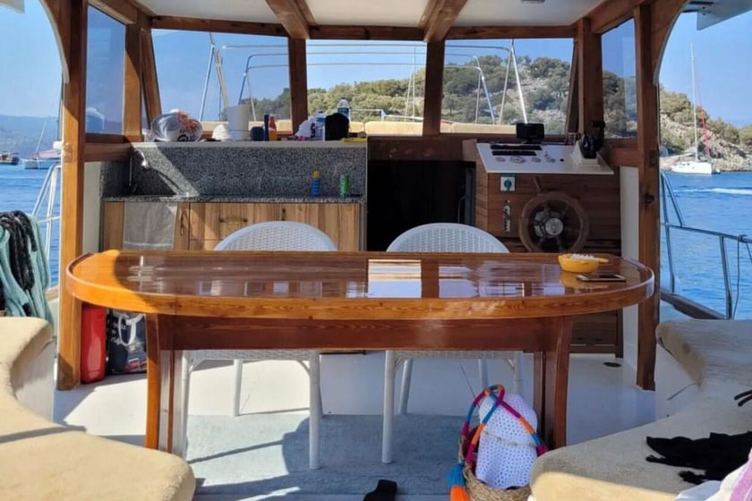 Gocek Gulet 2 cabin 4 berths 6 guests 13 m Listing Number: #12636 4
