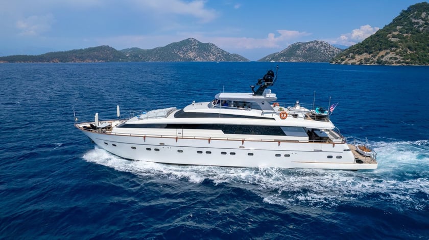 Selimiye Motor Yacht 4 cabin 8 berths 8 guests 32 m Listing Number: #12895 2