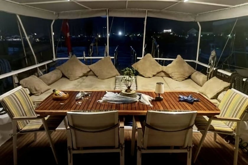 Gocek Gulet 2 cabin 4 berths 12 guests 15 m Listing Number: #12901 4
