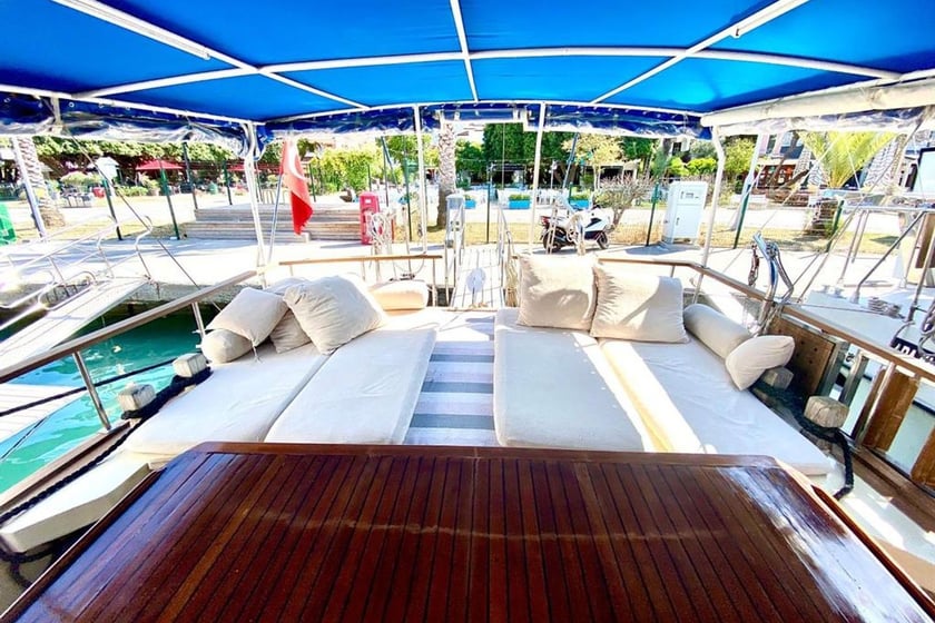Gocek Gulet 2 cabin 4 berths 12 guests 15 m Listing Number: #12901 3