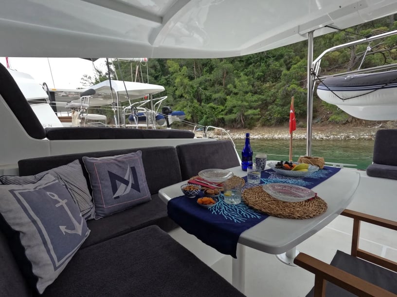 Gocek Catamaran 4 cabin 8 berths 8 guests 42 ft Listing Number: #13140 4