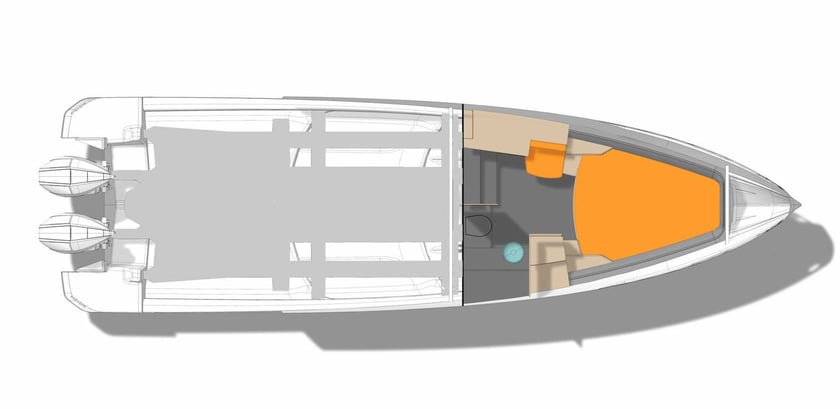 Paros Motoscafo cabina 1  cuccette 2  9  ospiti 11 m Numero dell'inserzione: #13182 2