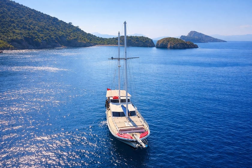 Göcek Gulet 5 kabin Konaklama 10 kişi Seyir 10 kişi 22 m İlan No: #13278 3