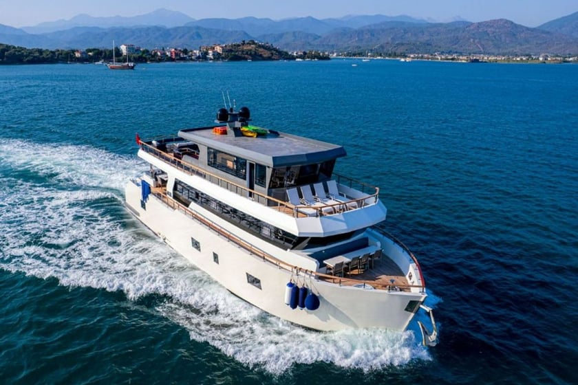 Fethiye Motorjacht Cabine 6  12  slaapplaatsen 12  gasten 26 m Lijstnummer: #13297