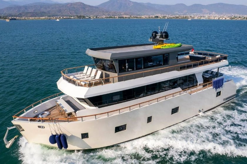 Fethiye Motorjacht Cabine 6  12  slaapplaatsen 12  gasten 26 m Lijstnummer: #13297 2