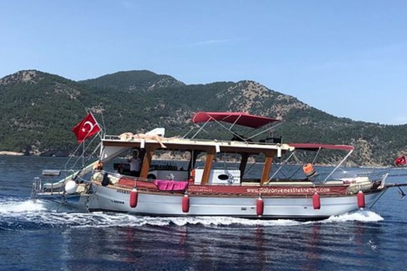 Dalyan Gulet   25  gasten 12 m Lijstnummer: #13356 2