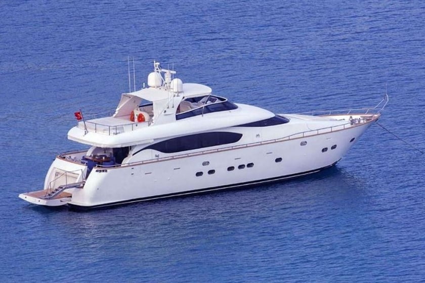 Bodrum Motoryat 3 kabin Konaklama 6 kişi Seyir 6 kişi 24 m İlan No: #13363